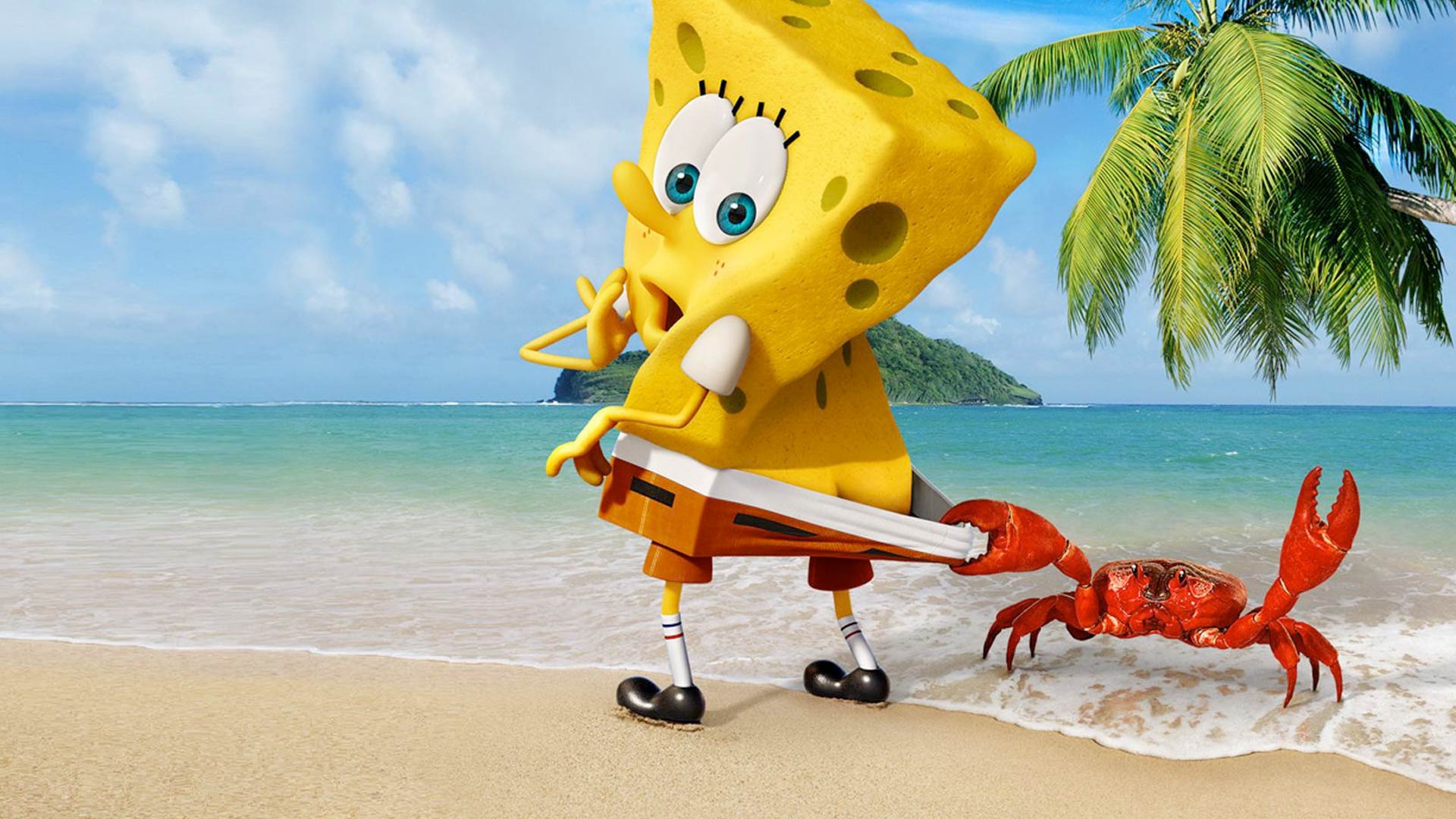 crab out of water spongebob